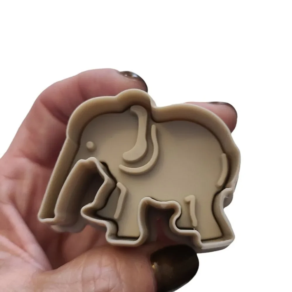 Animal Cracker Cookie Cutters‎ Set of Four Press Pin New
